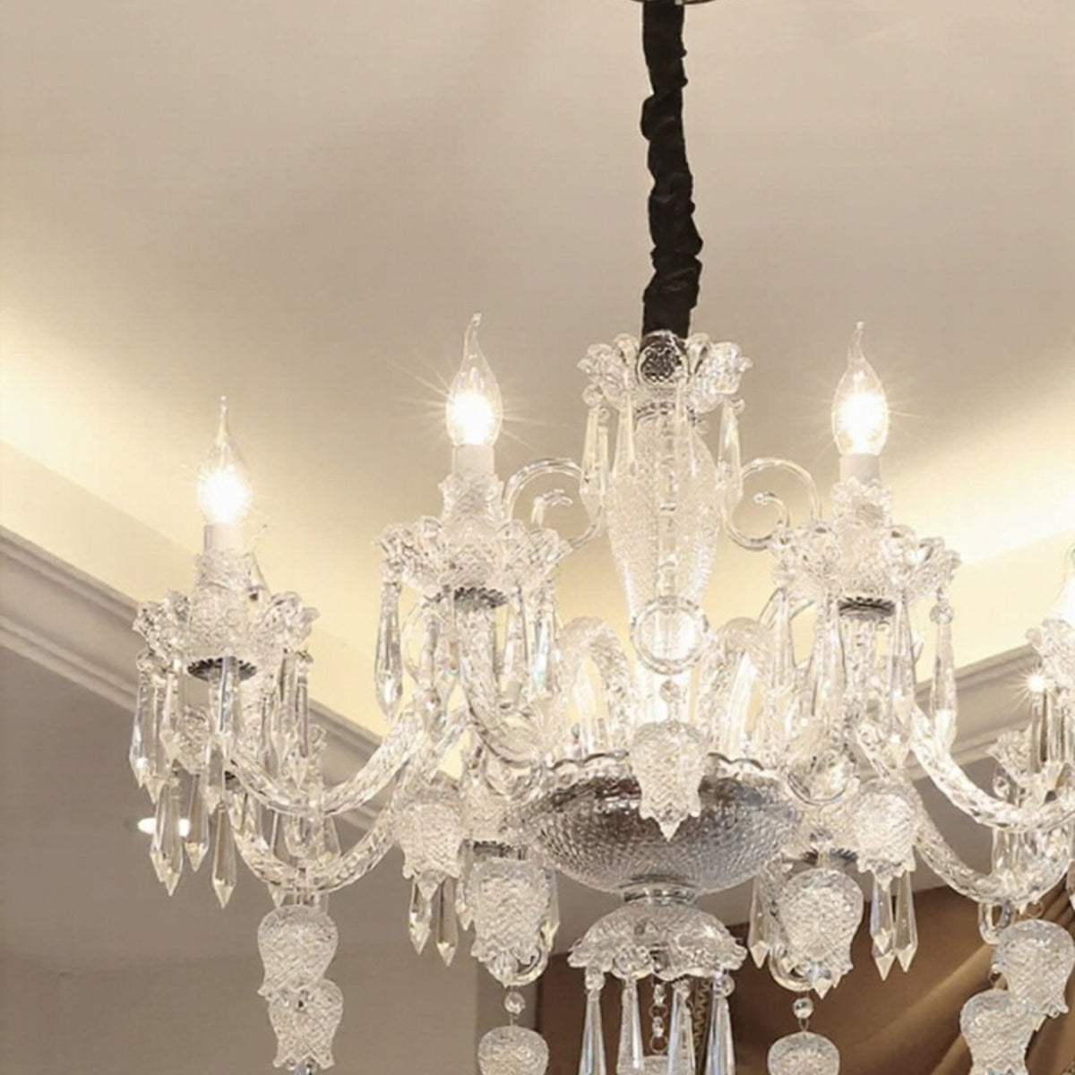 AM0803 — European Grand Hall Crystal Chandelier for Living Rooms
