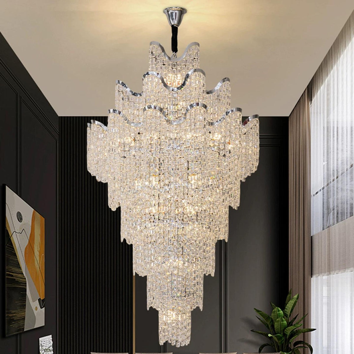 AM0656 — Modern Luxury Crystal Chandelier for Living Rooms