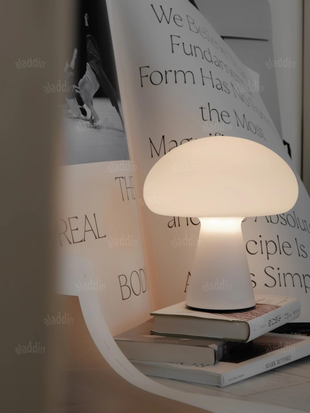 Frosted Glass Rechargeable Table Lamp — AM0147, view 13