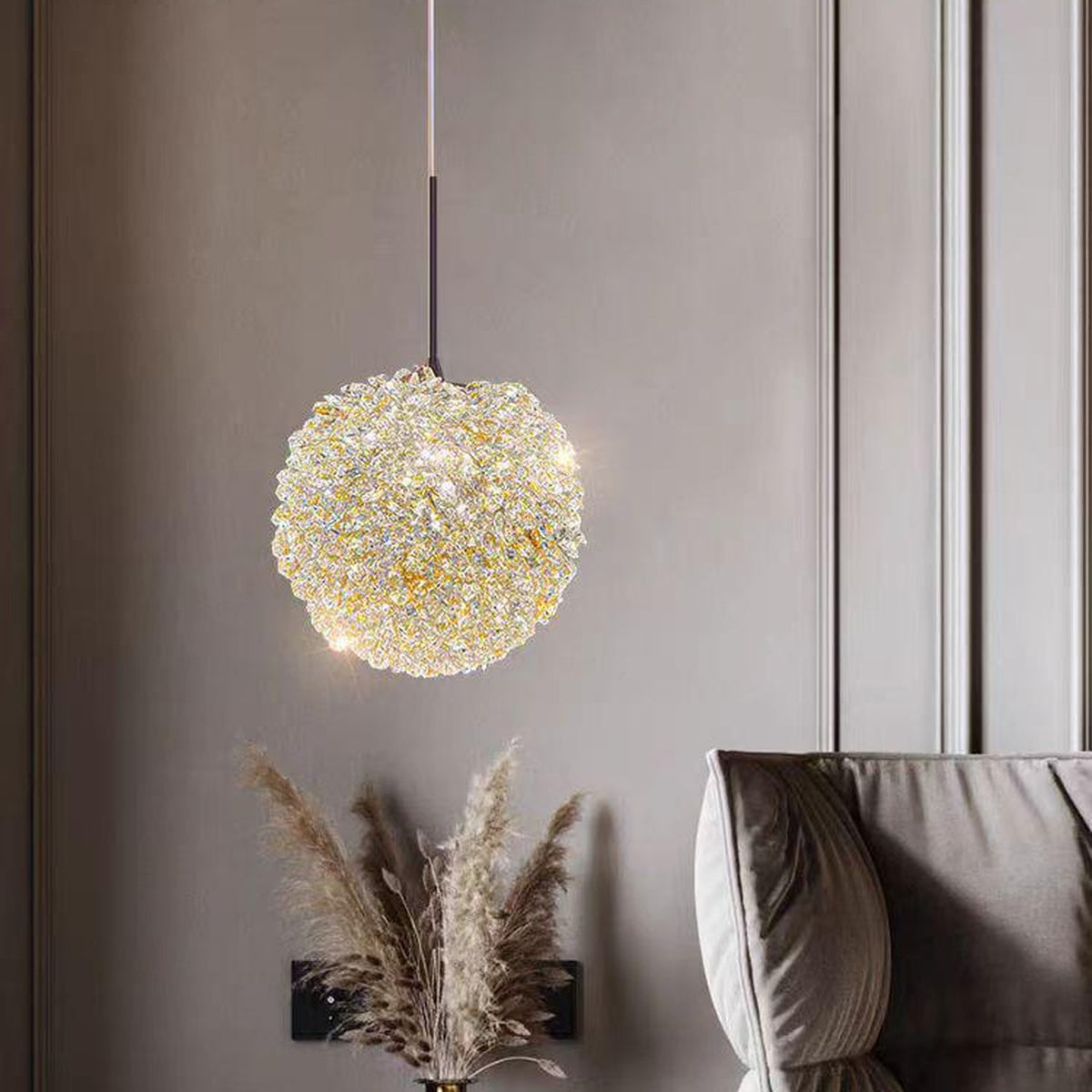 AM0519 — Light Luxury Lychee Crystal Chandelier for Master Bedrooms