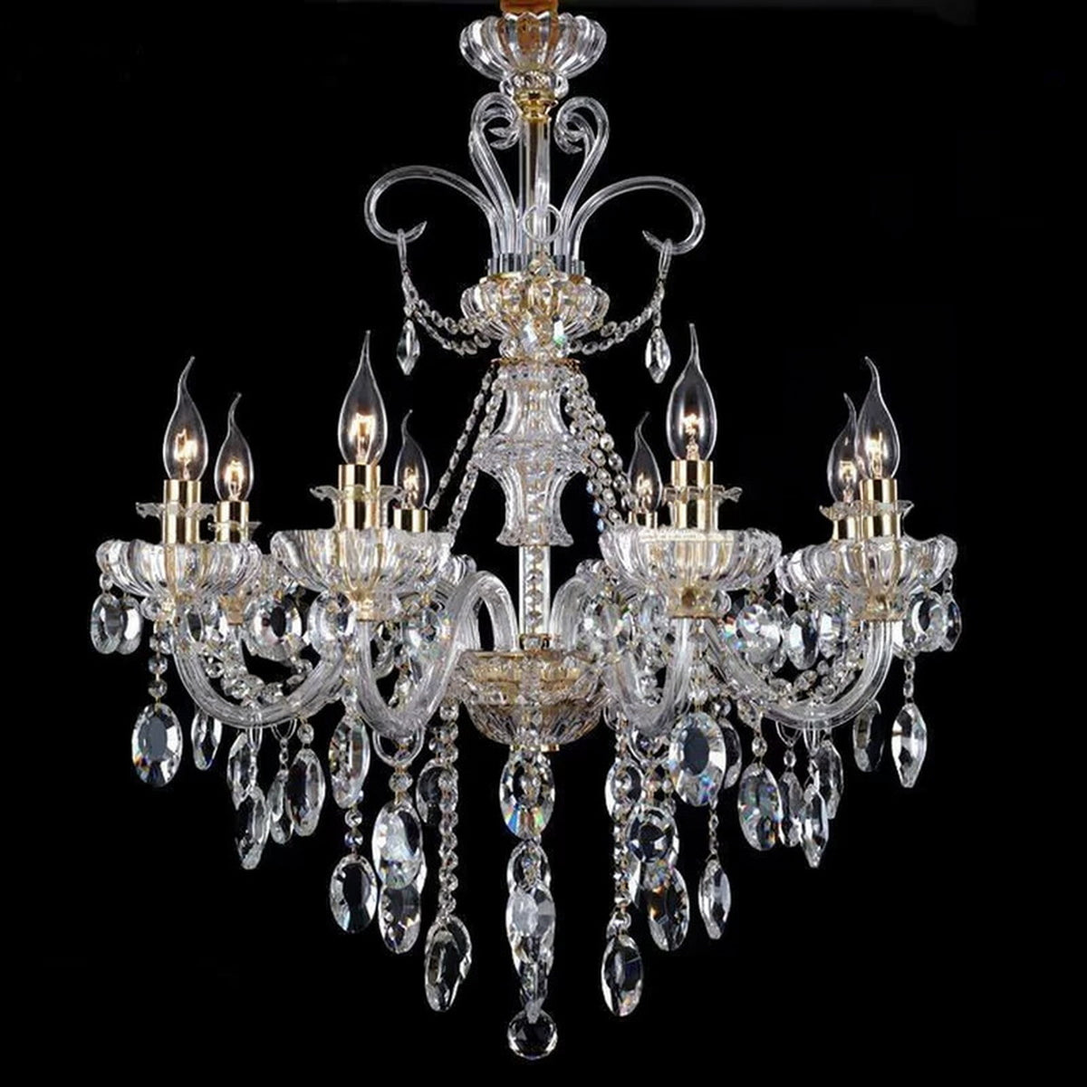 AM0709 — European Crystal Chandelier for Bedrooms & Studies
