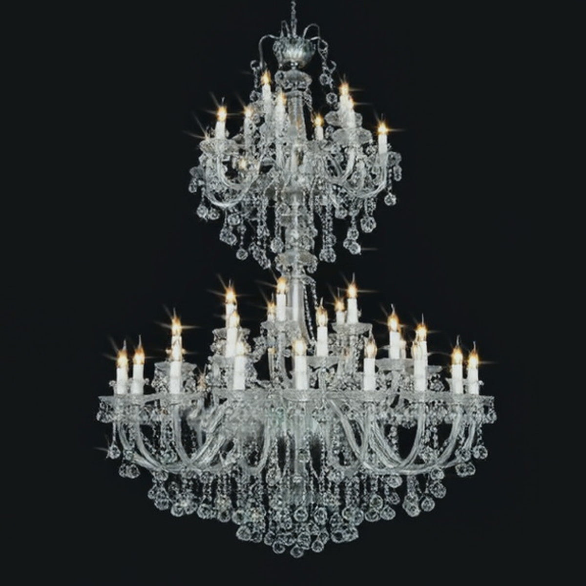 AM0766 — European Crystal Chandelier for Loft Spaces & Duplex Spaces