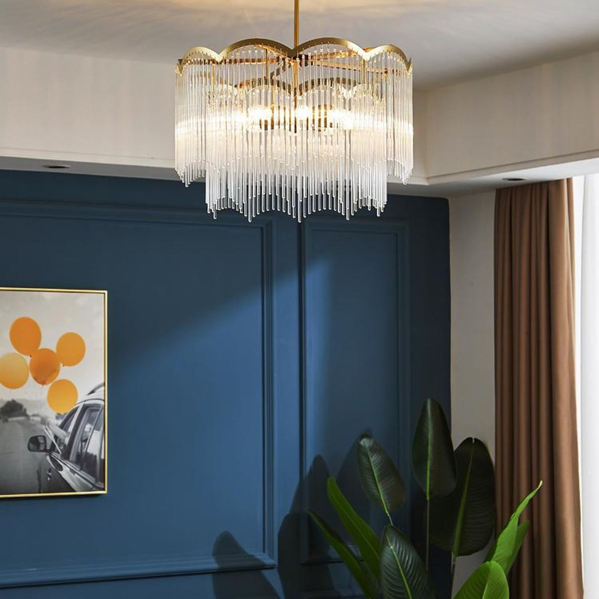 AM0624 — Postmodern Crystal Chandelier for Living Rooms