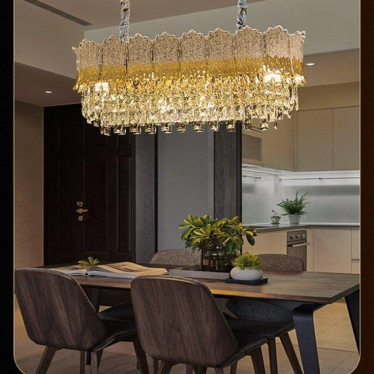 AM0620 — Imported K9 Crystal Chandelier for Living Rooms