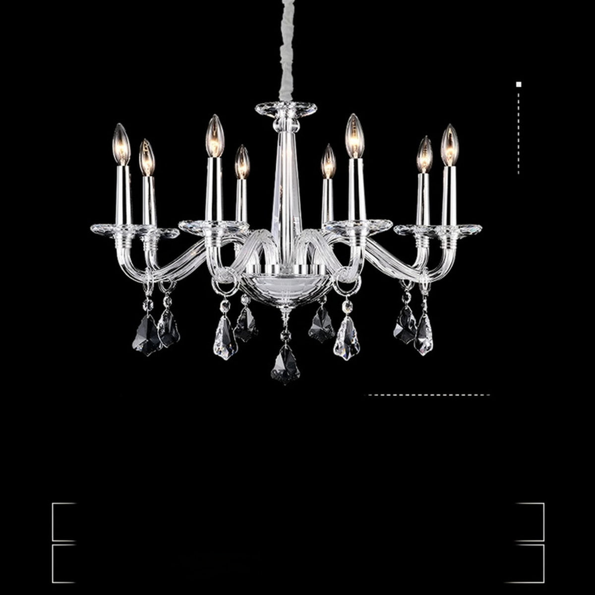 AM0846 — French Crystal Chandelier for Living Rooms