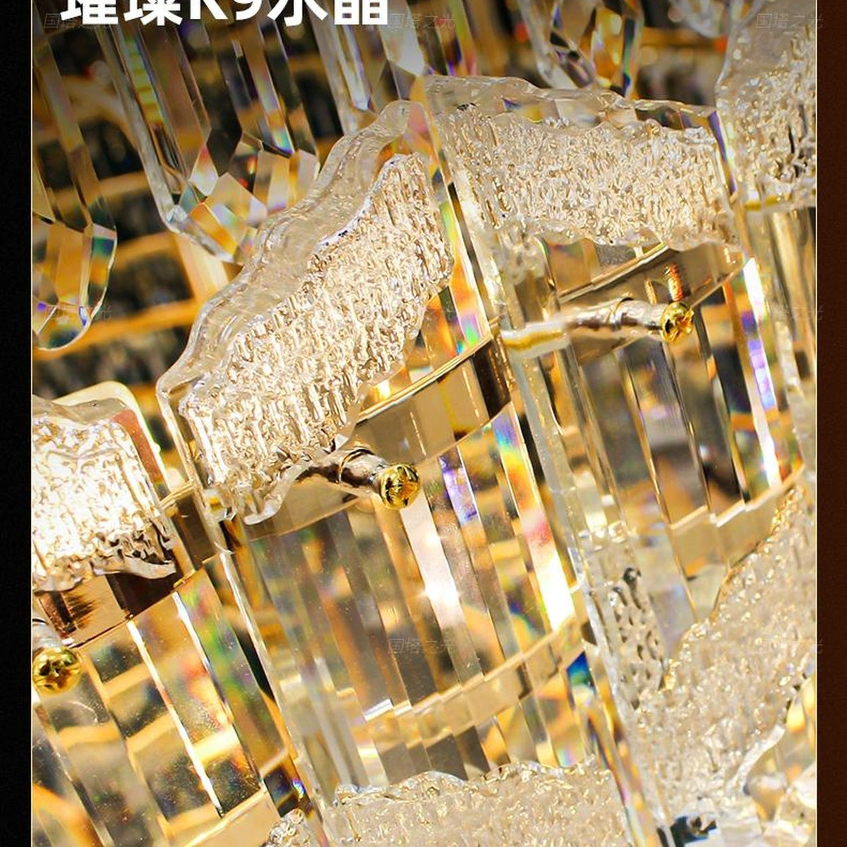 AM0693 — Modern Luxury Imported K9 Crystal Chandelier for Villas