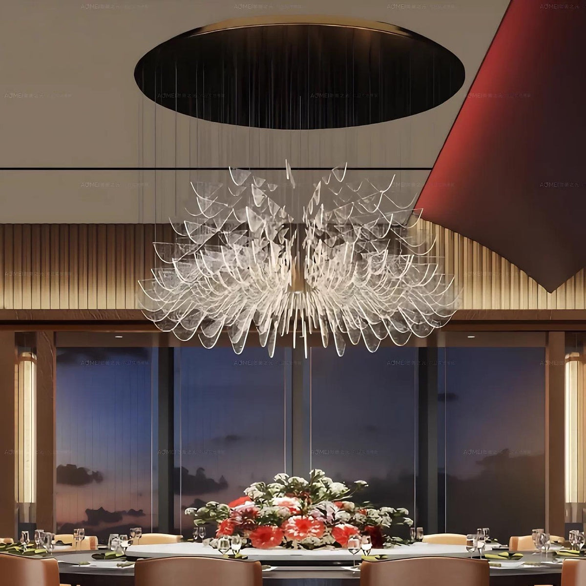 AM0666 — Light Luxury Crystal Chandelier for Living Rooms