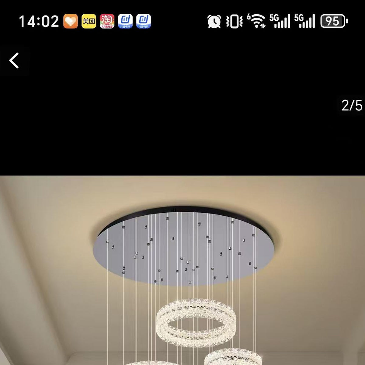 AM0547 — Modern Minimalist Stairwell Chandelier for Living Rooms