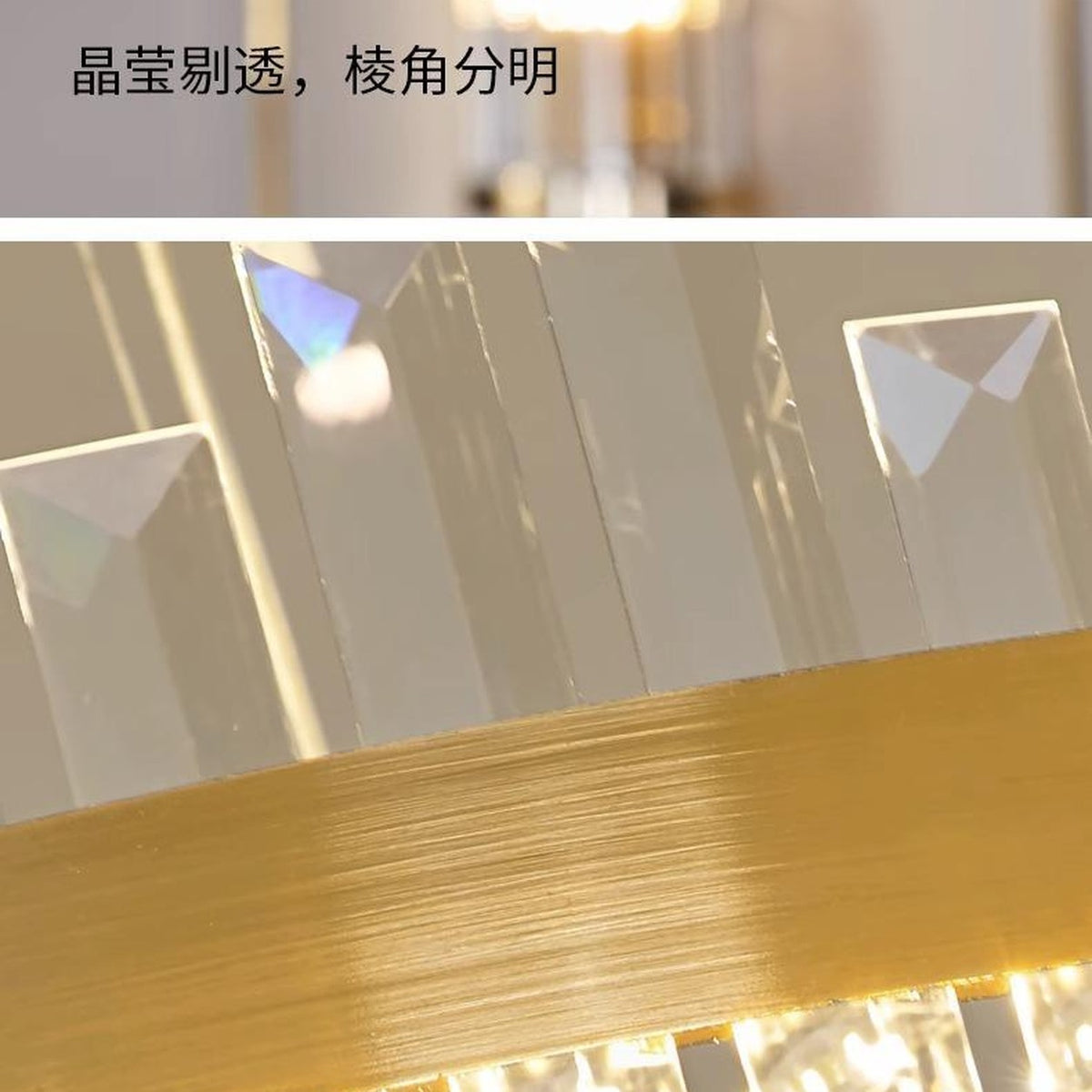 AM0571 — Modern Minimalist Round Crystal Chandelier for Living Rooms