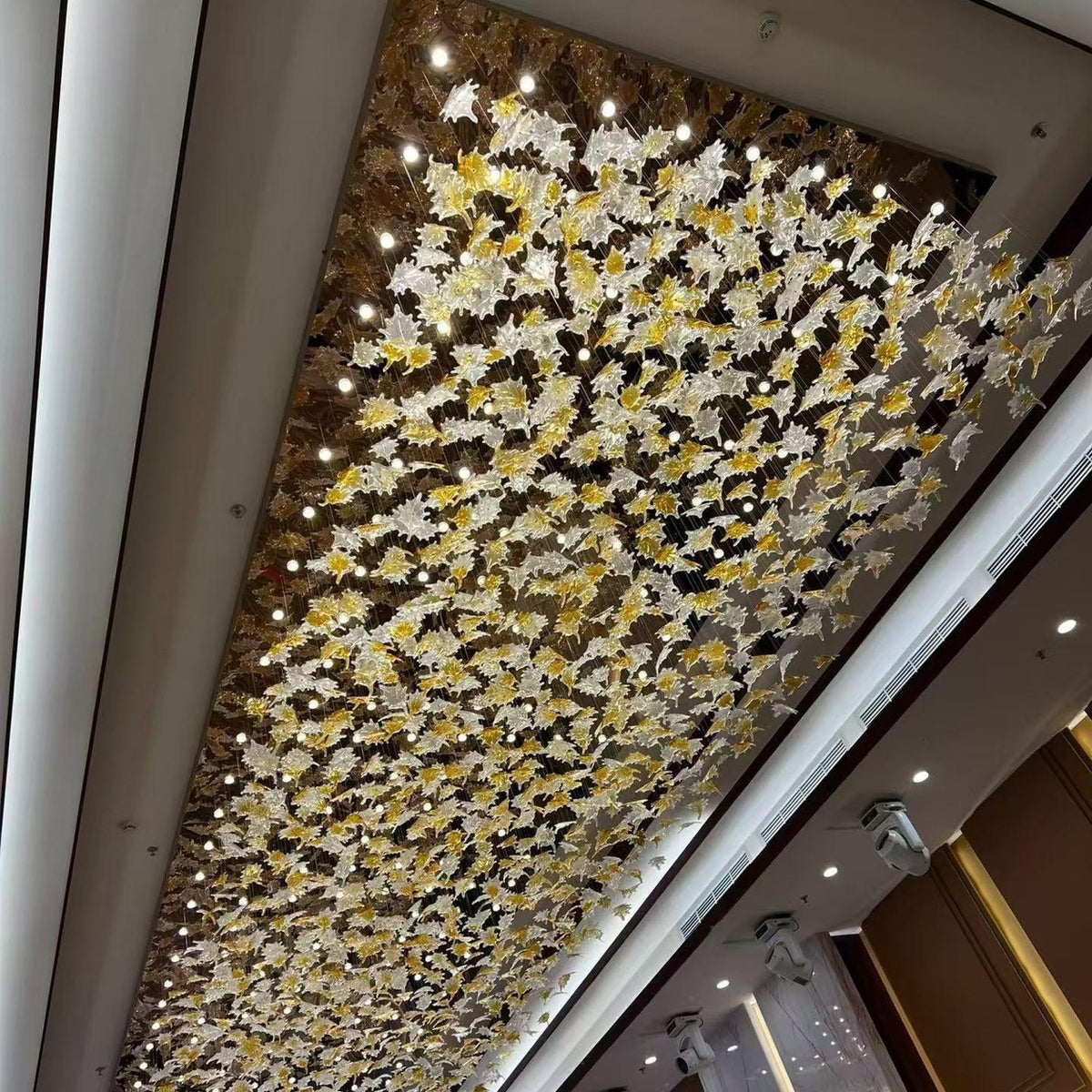 AM0585 — Glass Chandelier for Hotel Lobbies