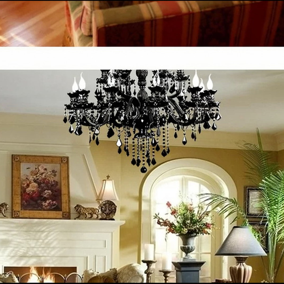 AM0706 — European Candle Crystal Chandelier for Hotels & Ballrooms