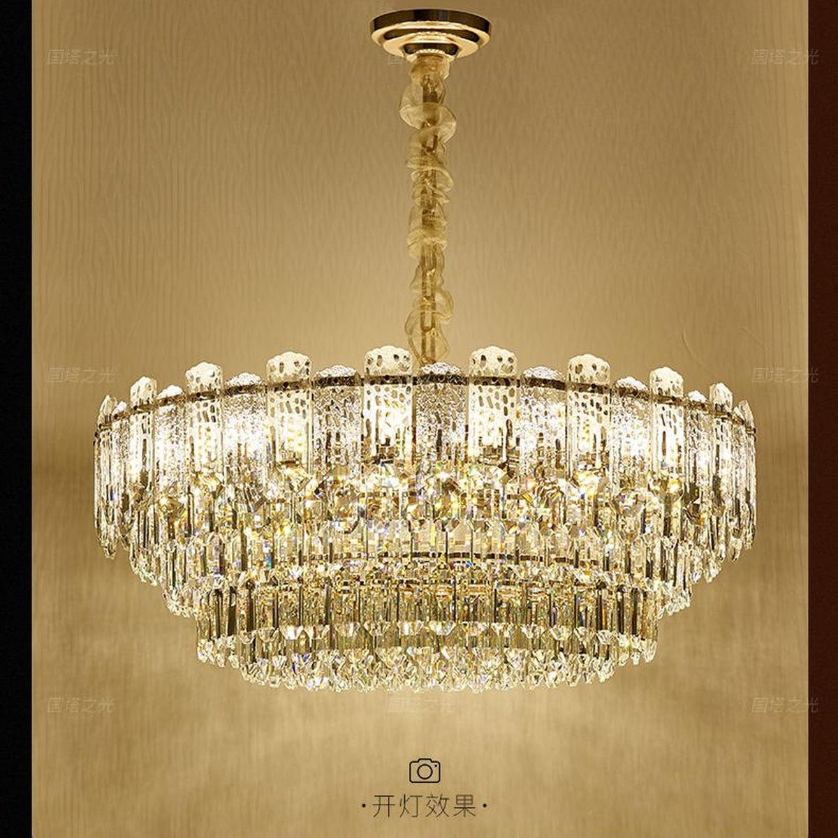 AM0512 — Light Luxury Imported K9 Crystal Chandelier for Living & Dining Rooms