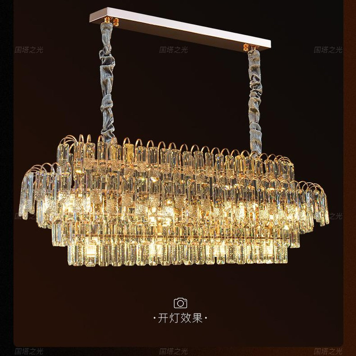 AM0489 — Luxury Crystal Chandelier for Living Rooms