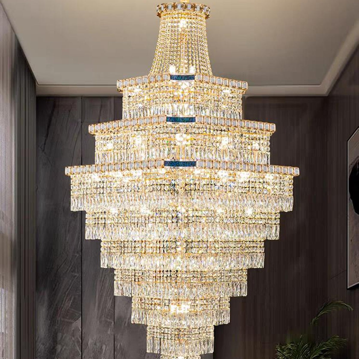 AM0499 — Modern Luxury Crystal Chandelier for Living Rooms
