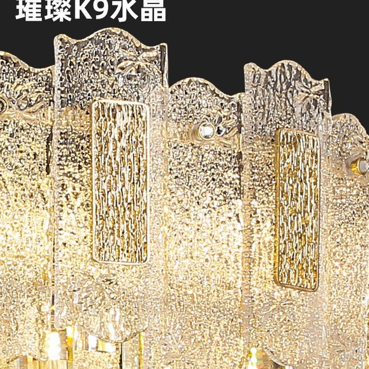 AM0563 — Light Luxury Round K9 Crystal Chandelier for Living Rooms