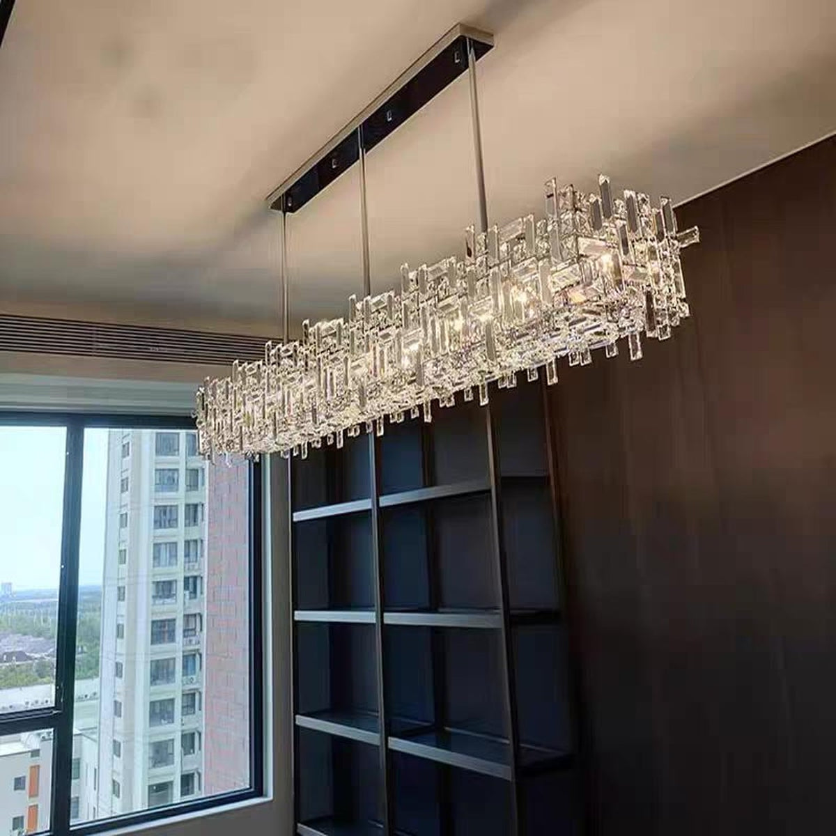 AM0681 — Modern Minimalist Crystal Table Lamp for Dining Rooms