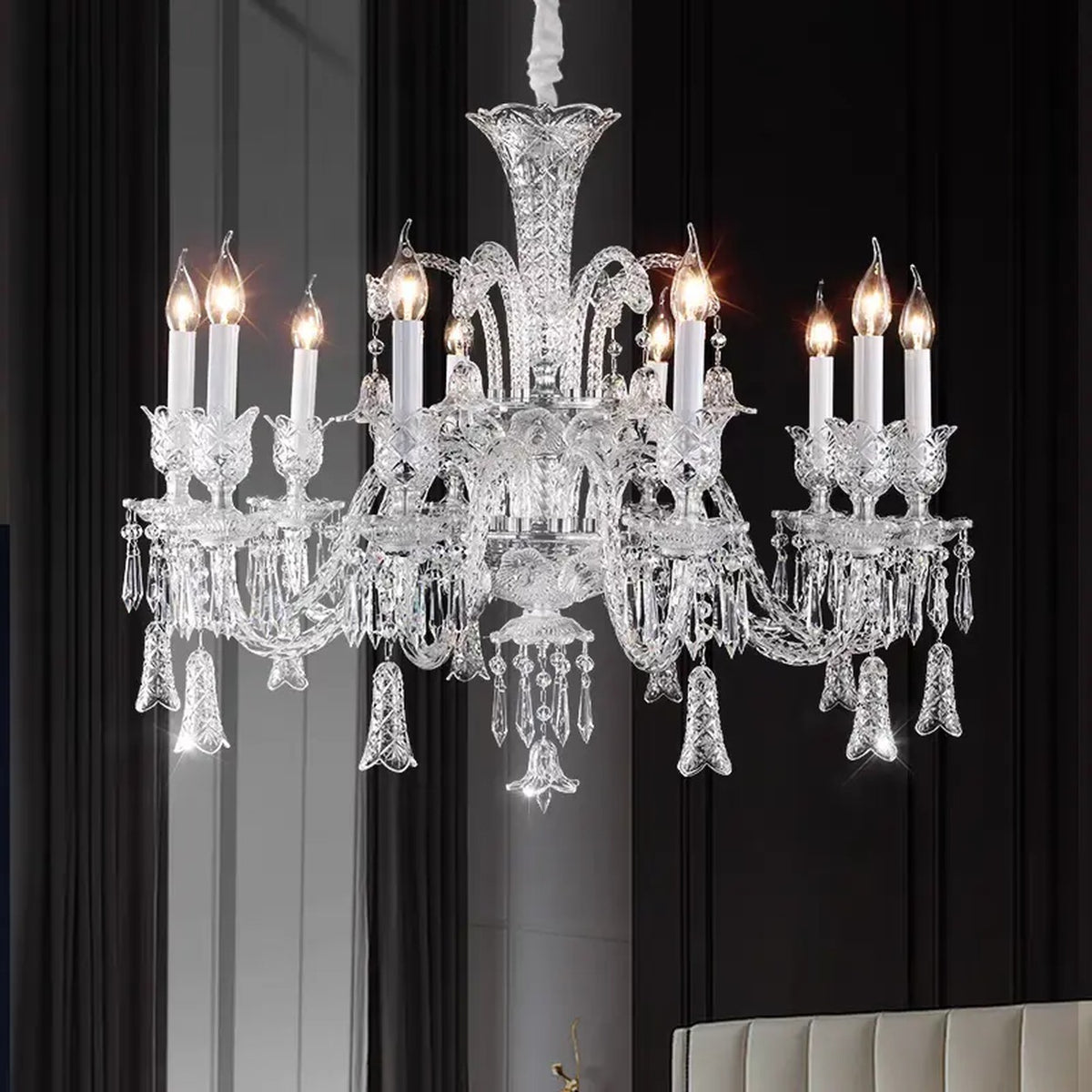 AM0688 — French Crystal Chandelier for Living Rooms