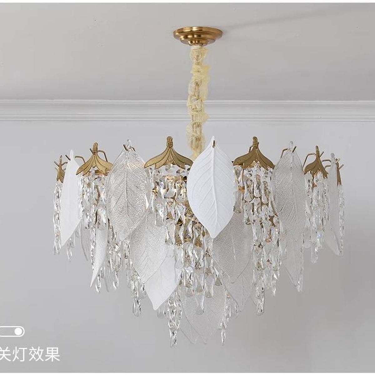 AM0485 — Light Luxury Crystal Chandelier for Living Rooms