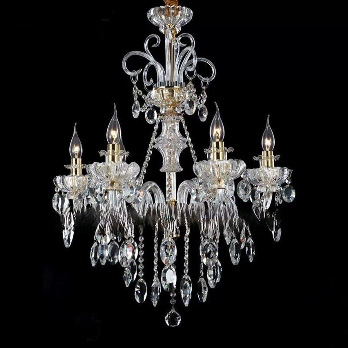 AM0709 — European Crystal Chandelier for Bedrooms & Studies