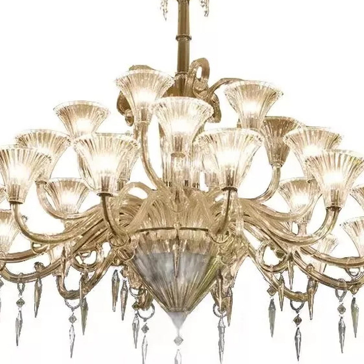 AM0832 — European Stairwell Grand Hall Crystal Chandelier for Retail Spaces & Gym Spaces
