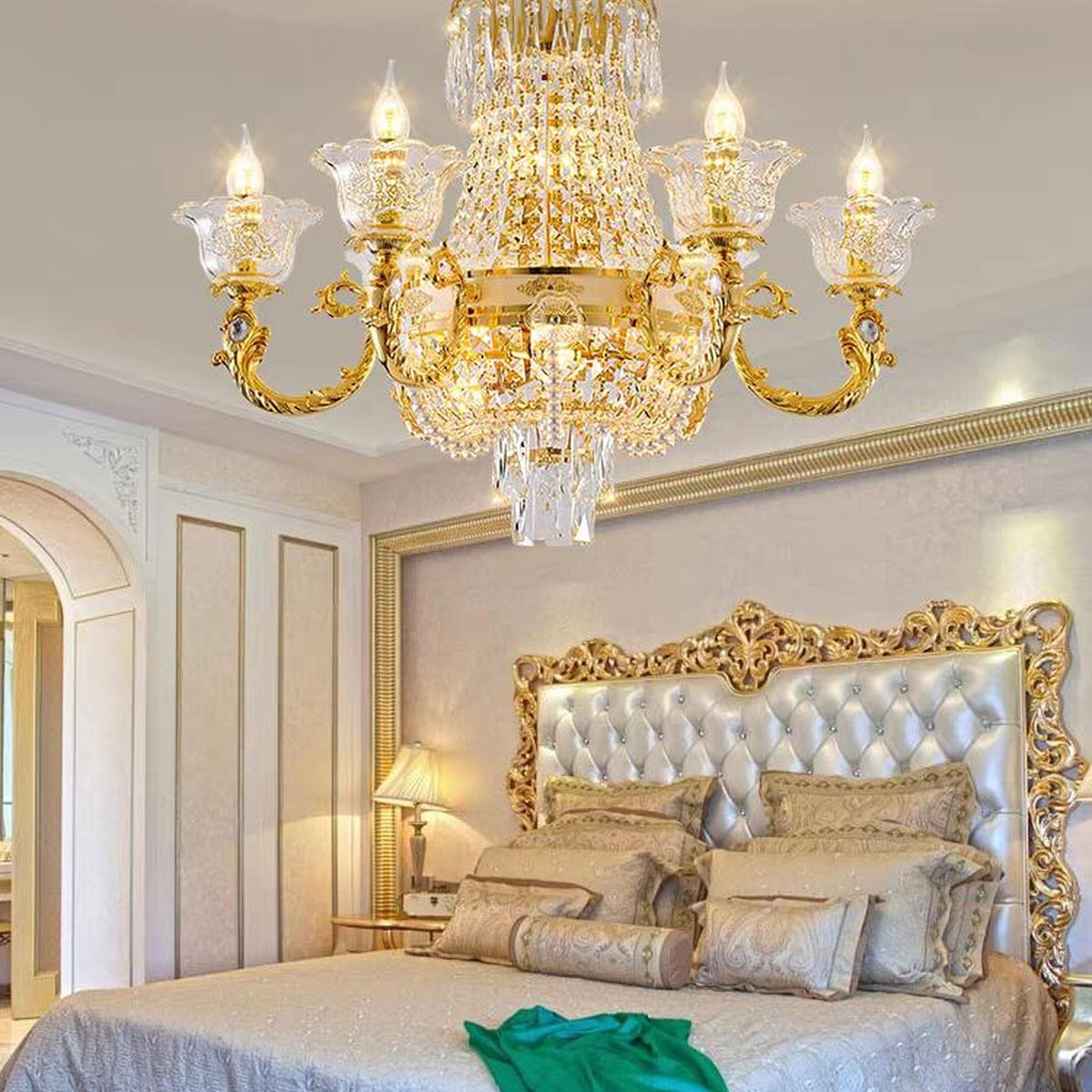 AM0669 — Modern Luxury Crystal Chandelier for Living Rooms