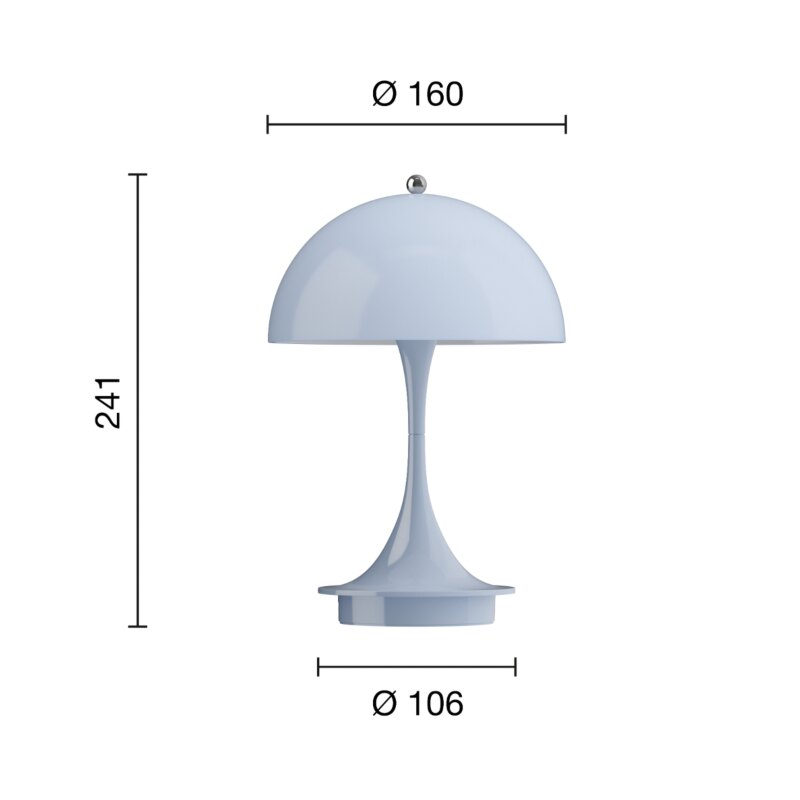 Portable LED Mushroom Table Lamp — AM0154, view 16