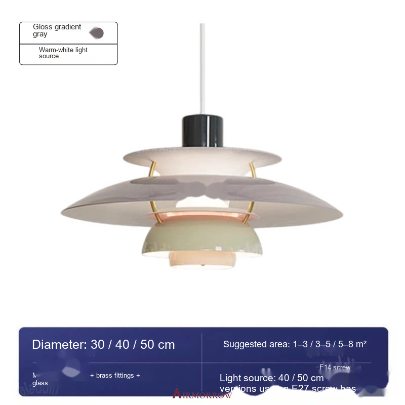 Layered Disc Pendant Light — AM0135, view 22