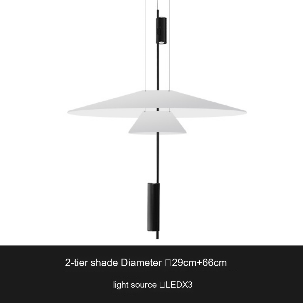 Layered Sculptural Pendant Light — AM0232, view 8