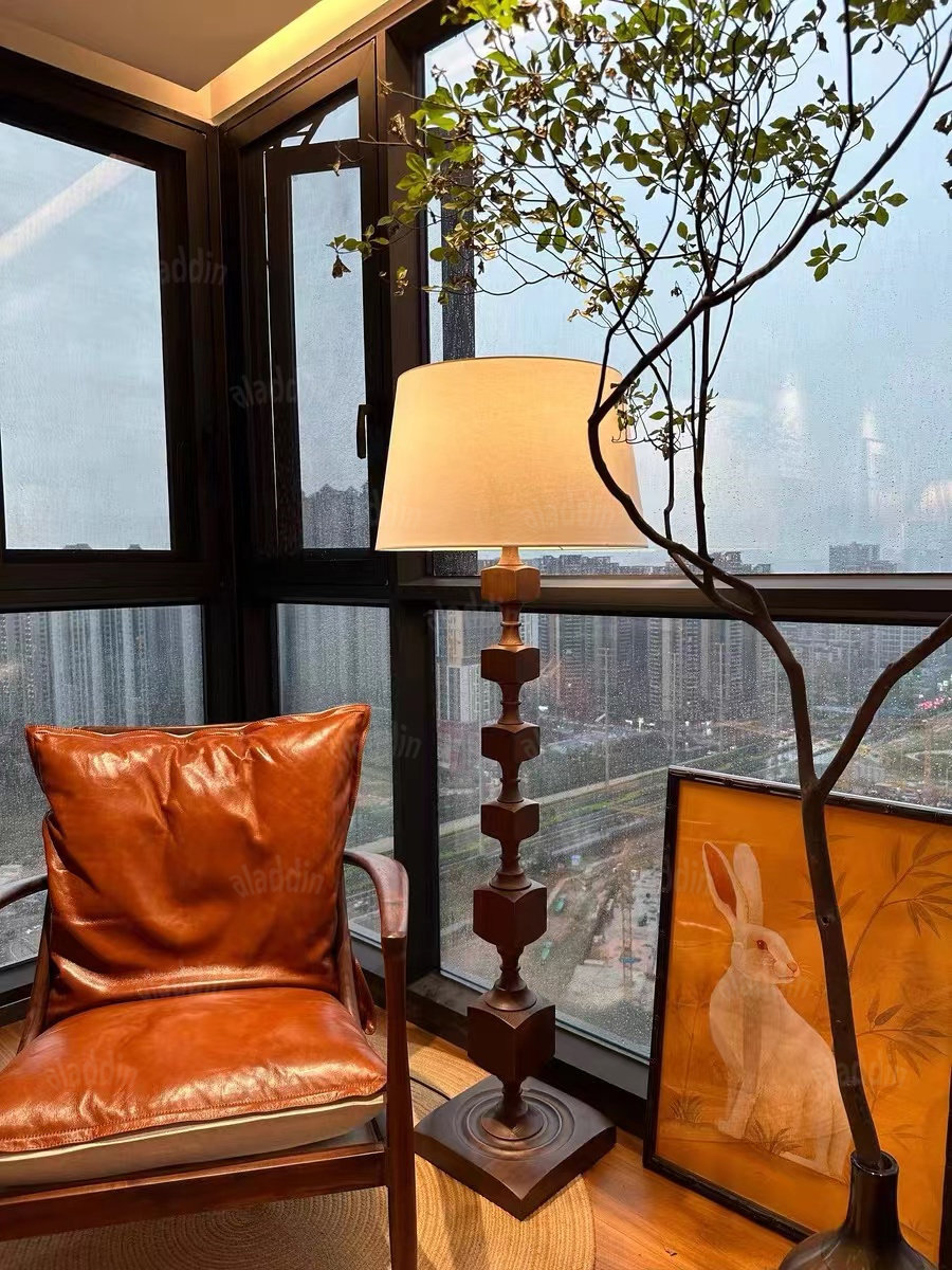 Solid Wood Floor Lamp — AM0226, view 4