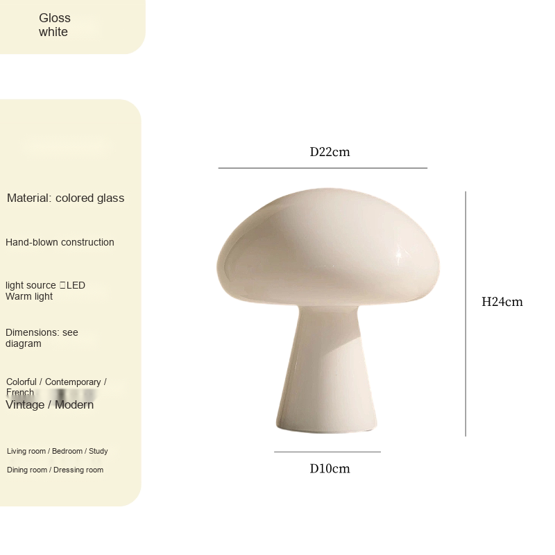 Frosted Glass Rechargeable Table Lamp — AM0147, view 7
