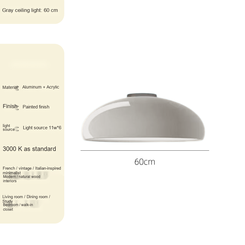 Minimalist Pendant & Ceiling Light — AM0251, view 26