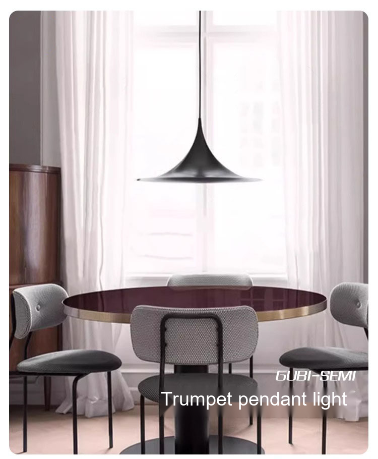 Trumpet Shade Pendant Light — AM0139, view 14