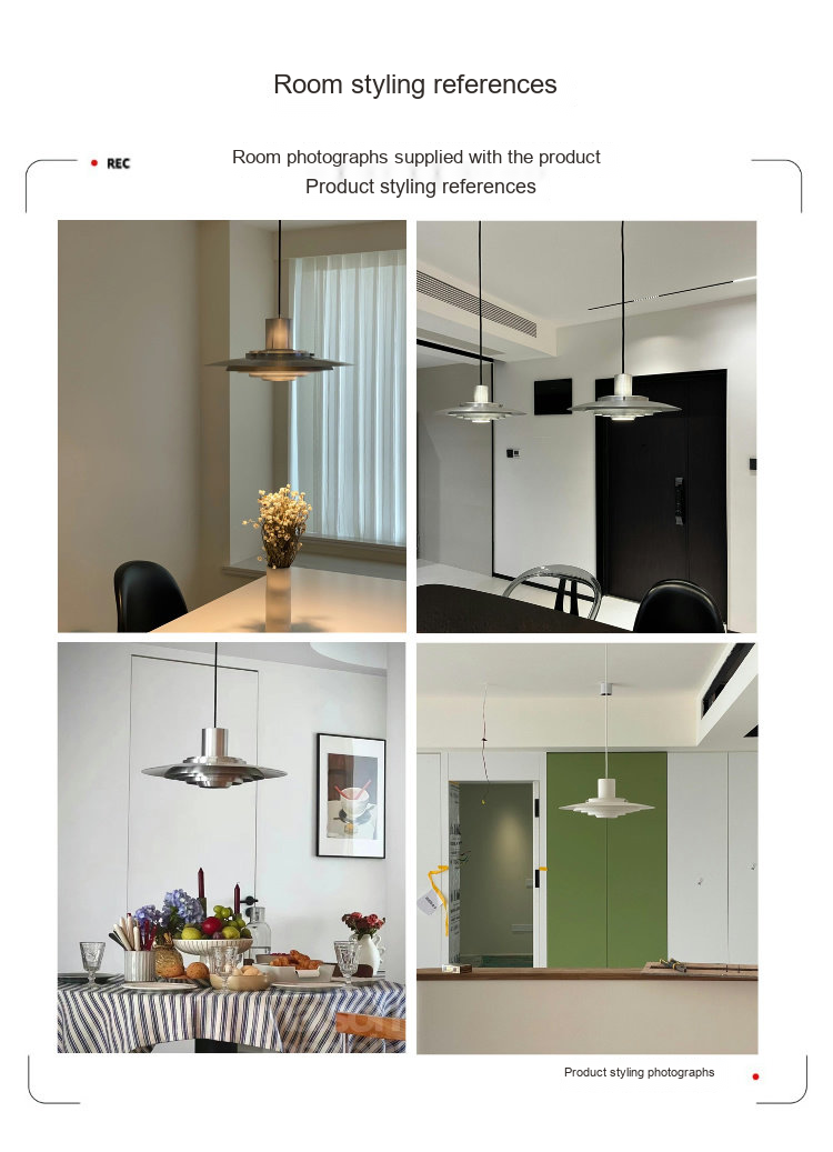 Brushed Disc Pendant Light — AM0137, view 31