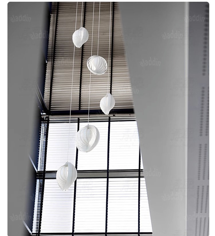 Sculptural Moon Pendant Light — AM0150, view 16