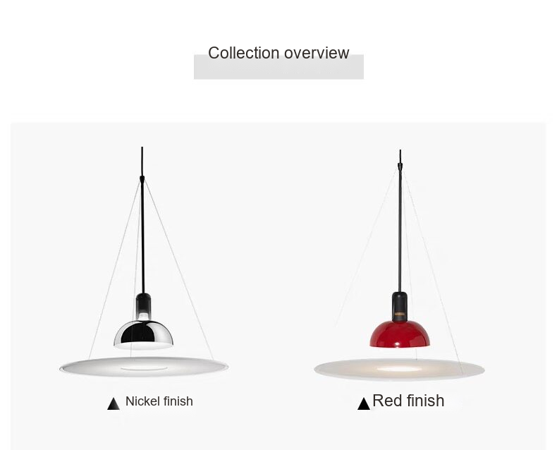 Suspended Disc Pendant Light — AM0168, view 19