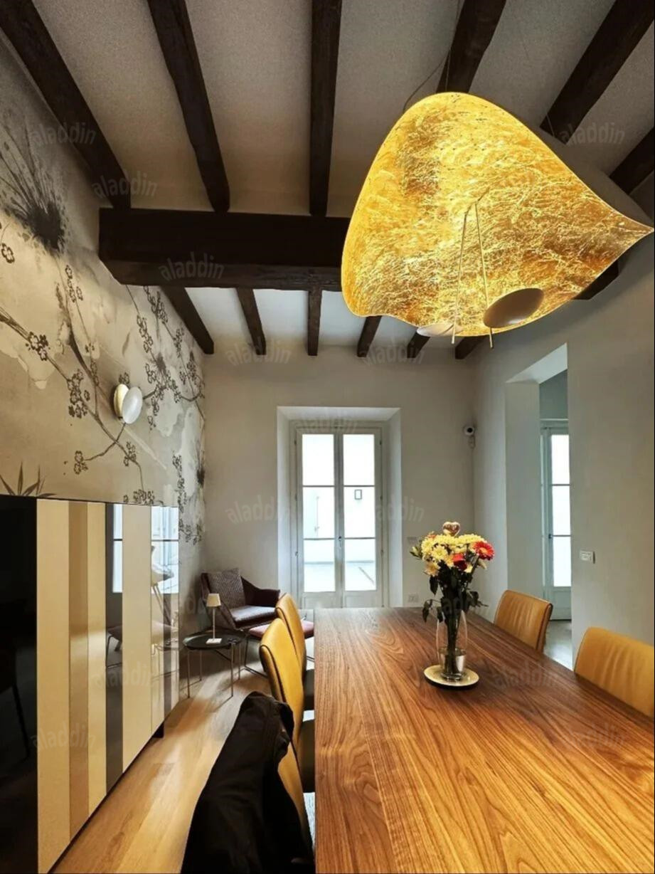 Gold Leaf Accent Pendant Light — AM0205, view 23