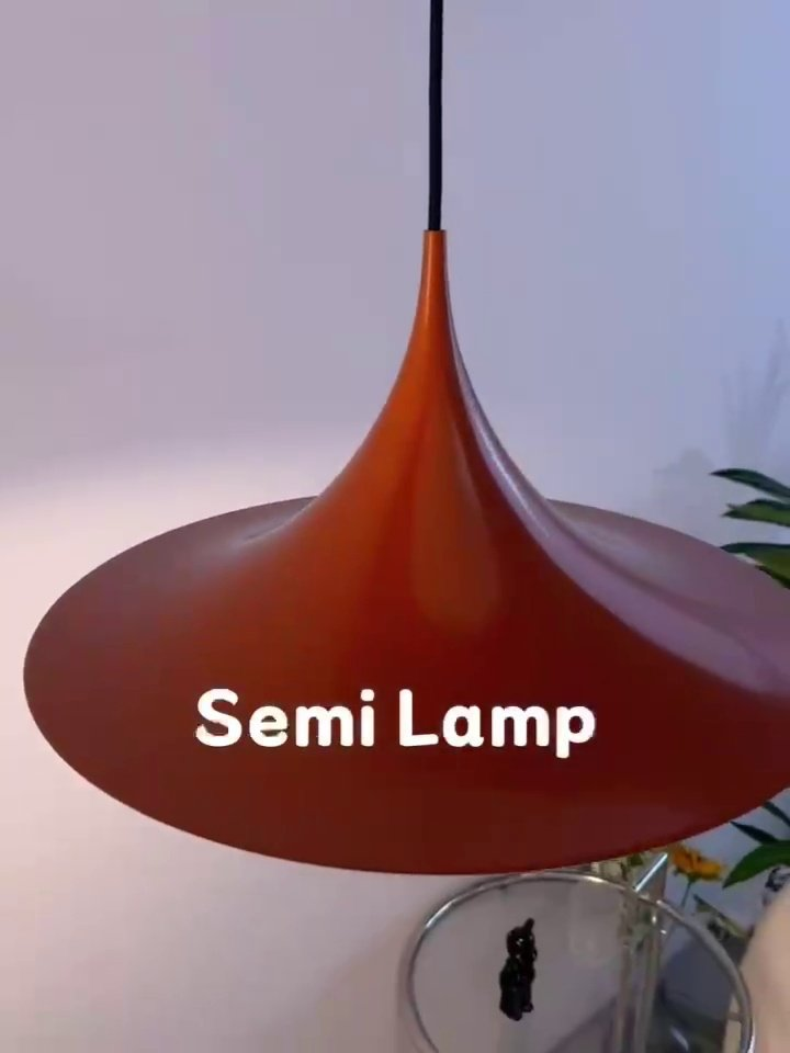 Trumpet Shade Pendant Light — AM0139, view 12