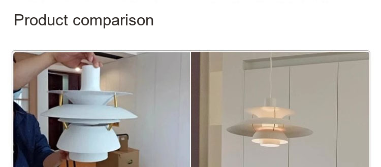 Layered Disc Pendant Light — AM0135, view 28