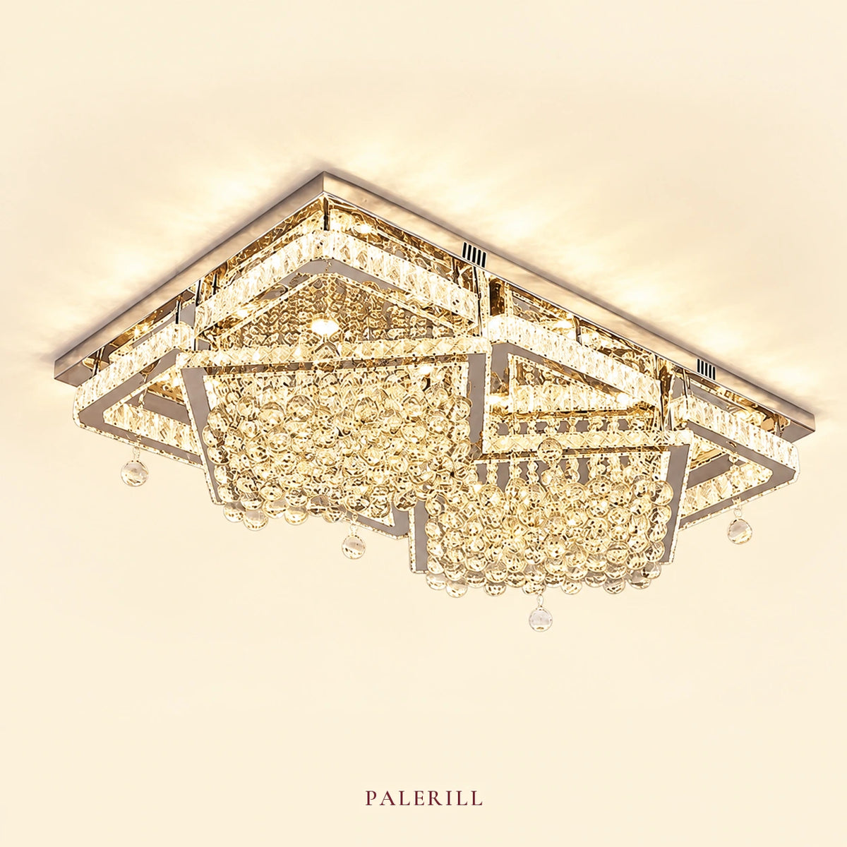 AM0106 · French Flush Mount Rectangular Ceiling Light for Bedrooms · 5 Configurations — AM0106, view 1