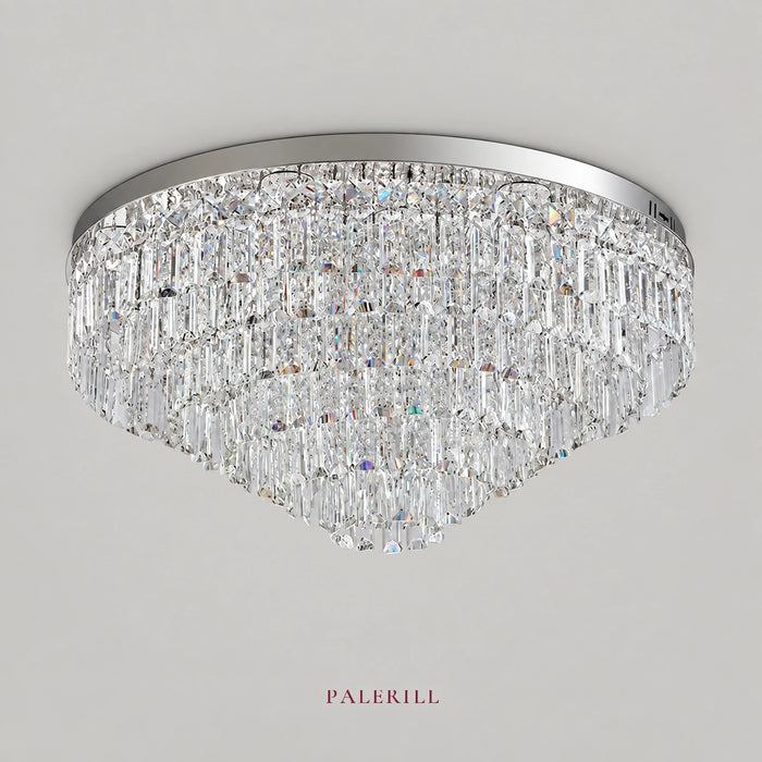 French Flush Mount Square Ceiling Light for Living & Bedrooms — AM0089
