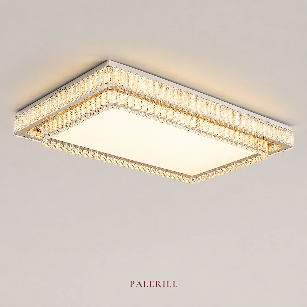 AM0095 · Modern Minimalist Crystal Flush Mount Ceiling Light for Bedrooms · 2 Configurations — AM0095, view 1