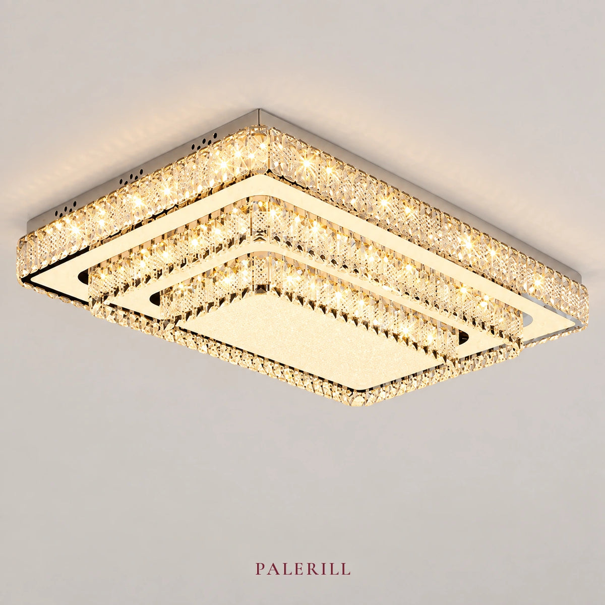 AM0084 · French Flush Mount Trapezoid Ceiling Light for Bedrooms · 3 Configurations — AM0084, view 1