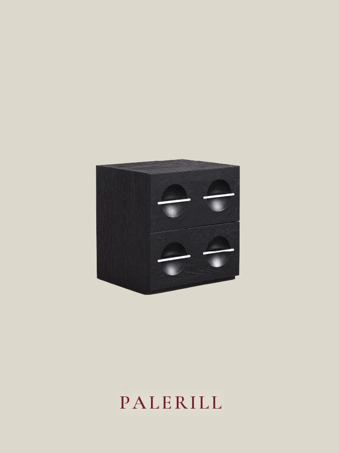 Modern Minimalist Compact Wooden Storage Bedside Cabinet for Bedroom — AMF0043