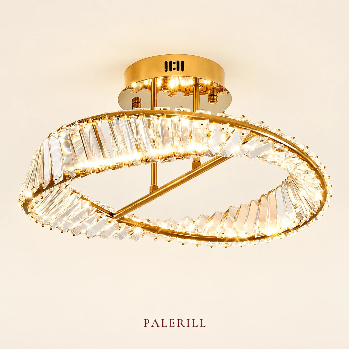 AM0120 · French Round Flush Mount Ceiling Light for Bedrooms · 2 Configurations — AM0120, view 1