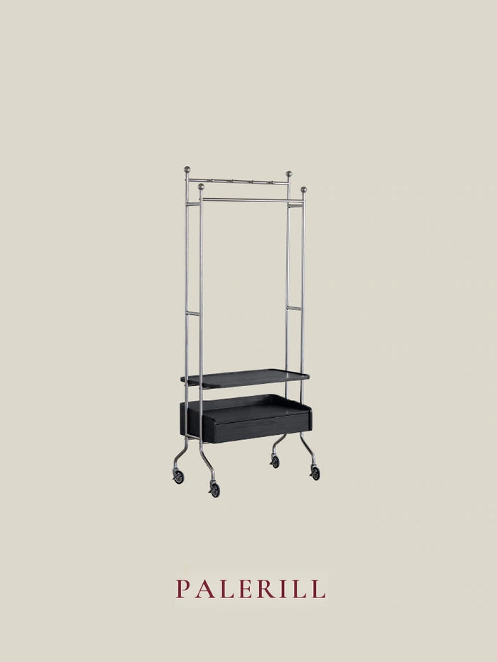 Modern Minimalist Stainless Steel with Clothes Rack for Bedroom — AMF0036
