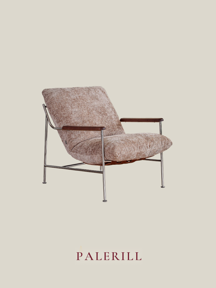 Upholstered Lounge Chair — AMF0041, view 2
