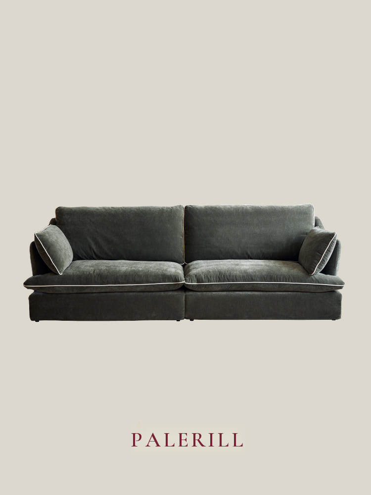 Deep-Seat Fabric Sofa Bed — AMF0040, view 2