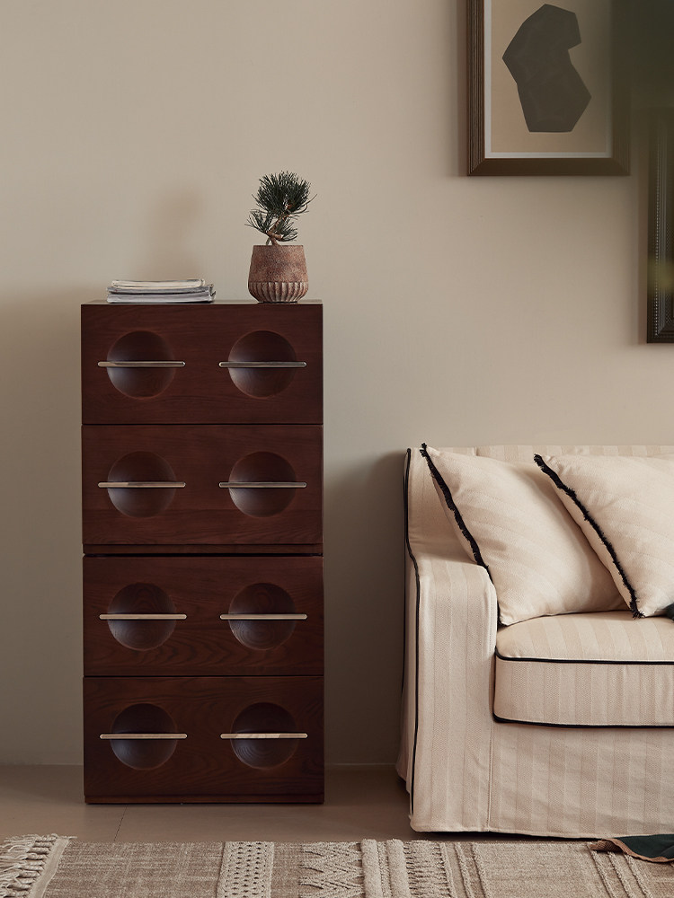 Compact Wooden Bedside Storage — AMF0043, view 3