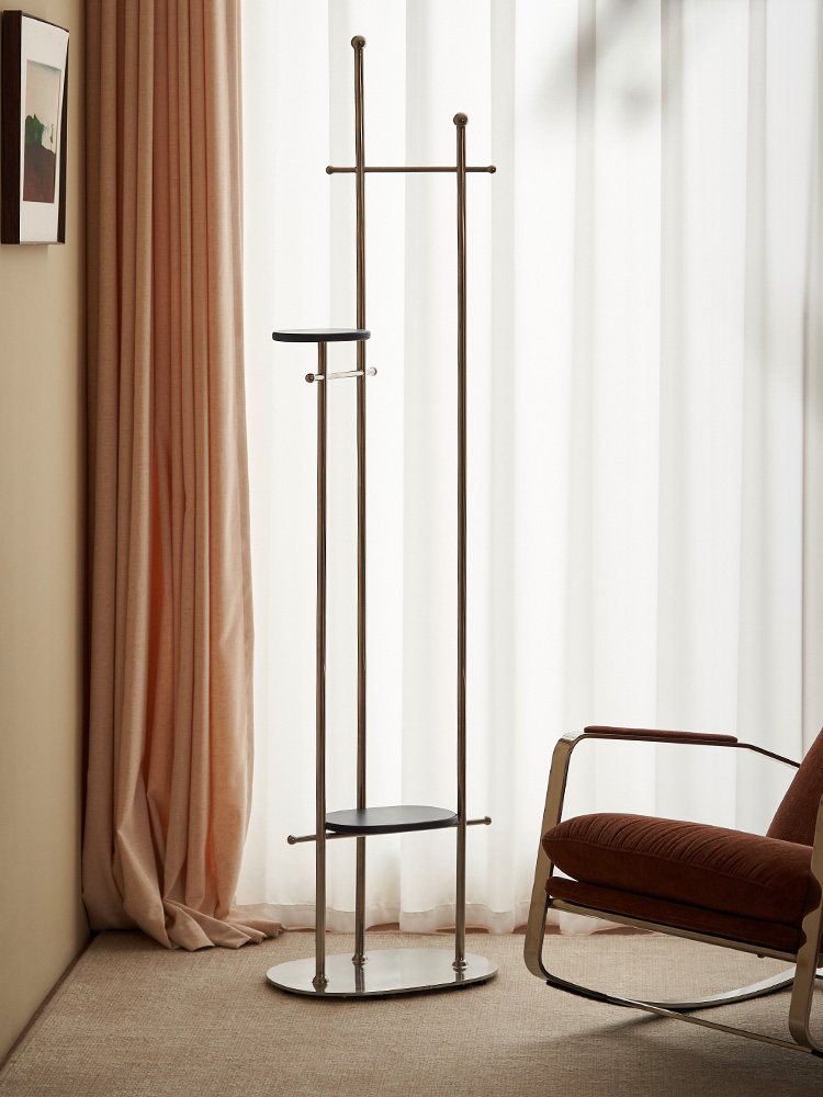 Mobile Stainless Steel Clothes Rack — AMF0008, view 3