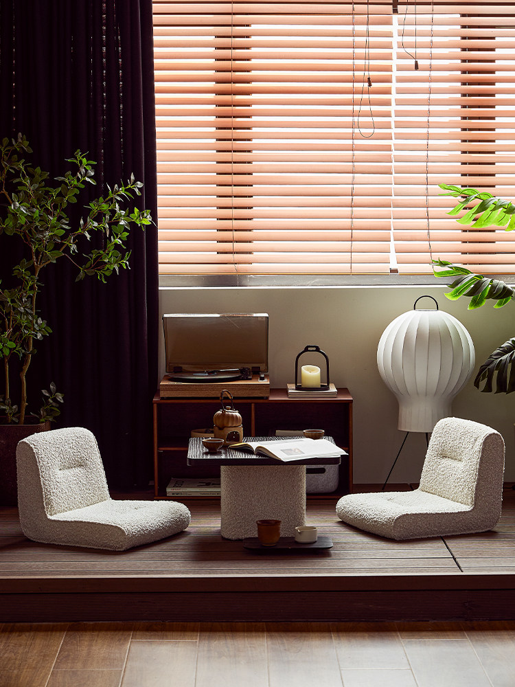 Wooden Floor Chair — AMF0035, view 3